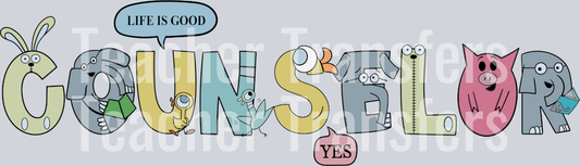 Counselor Elephant and Piggie