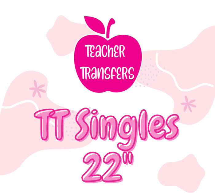 TT Singles- Max Width 22"