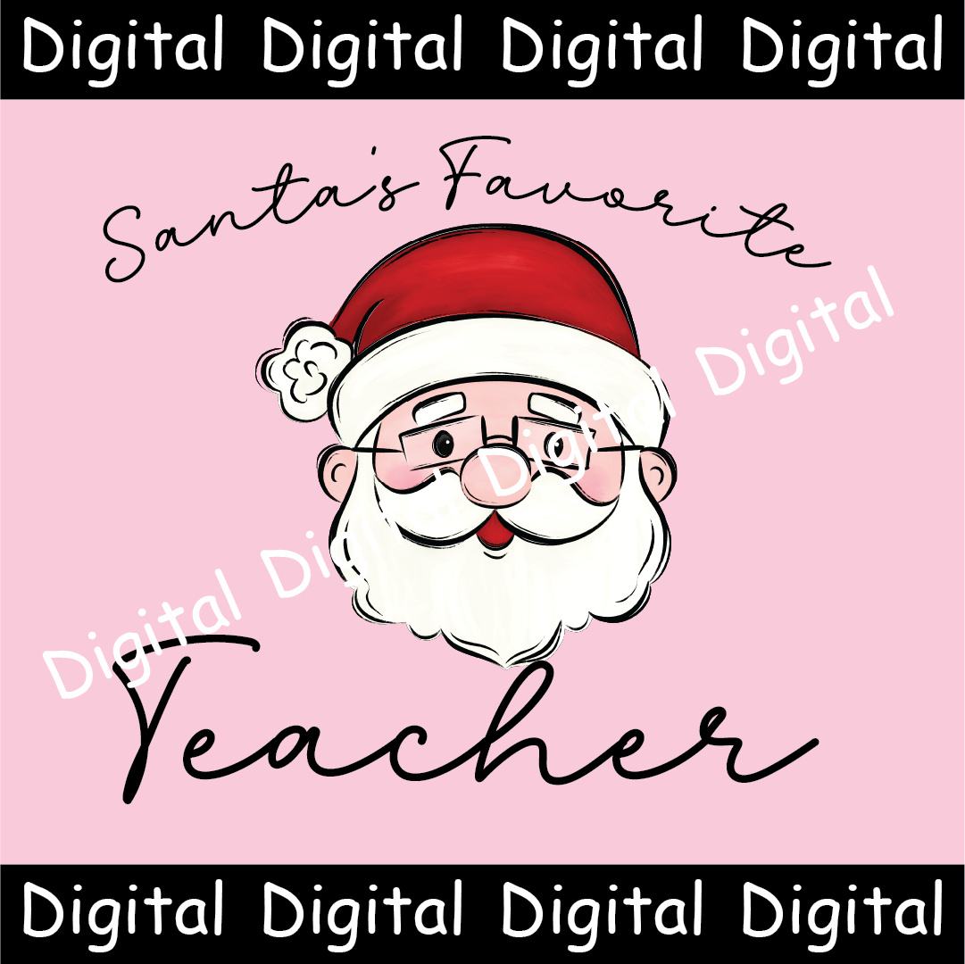 Santa's Favorite Teacher Light