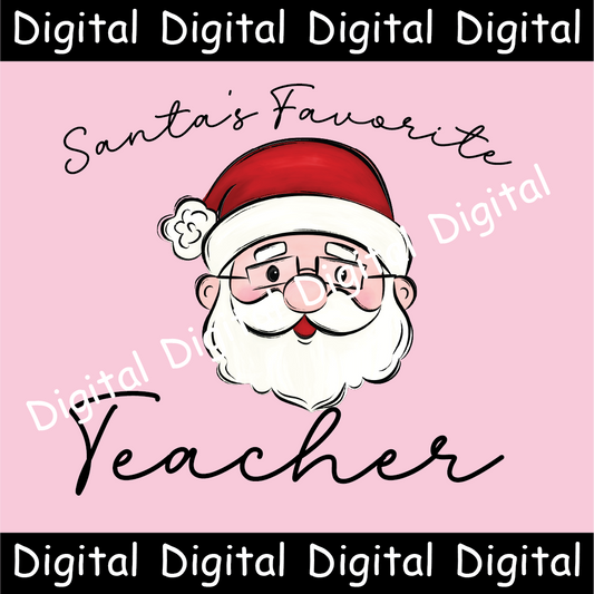 Santa's Favorite Teacher Light