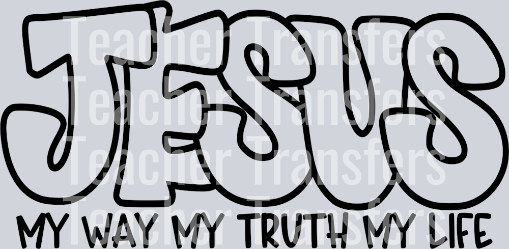 JesusMyWayMyTruthMyLifeBlk