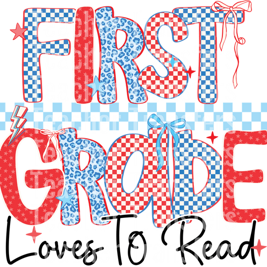 Loves to Read Grade First