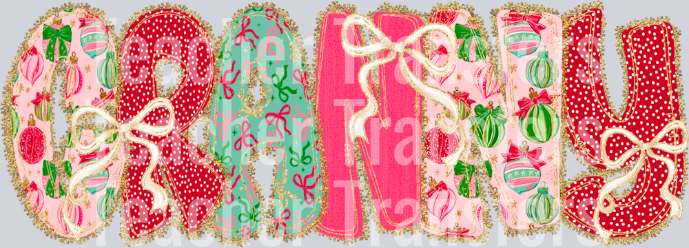 ChristmasBowLace Granny