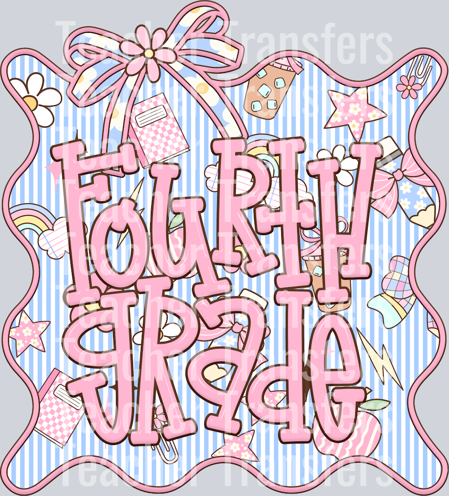 SEERSUCKER GRADE FRAME FOURTH GRADE