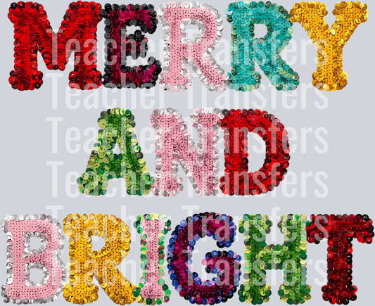 MERRY AND BRIGHT SEQUINS