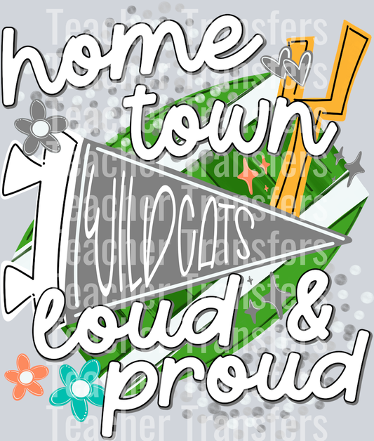 Home Town Loud & Proud GRAY WILDCATS