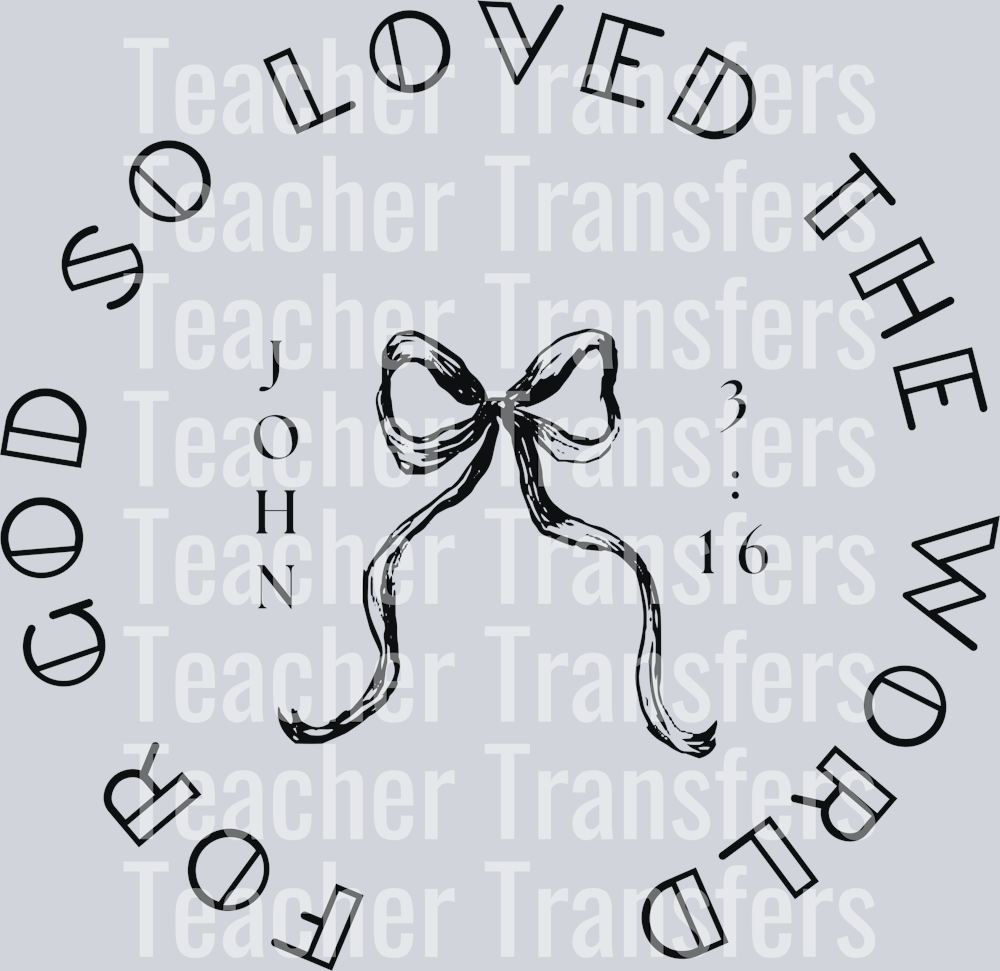 for god so loved the world black