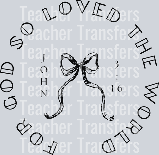 for god so loved the world black