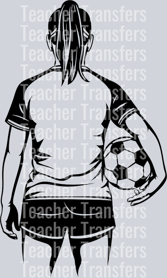 8. soccer girl back