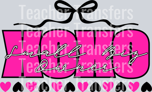 XOXO small biz owner