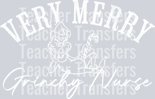 Very merry Grinchy Nurse