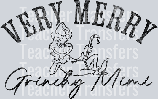 Very merry Grinchy Mimi black