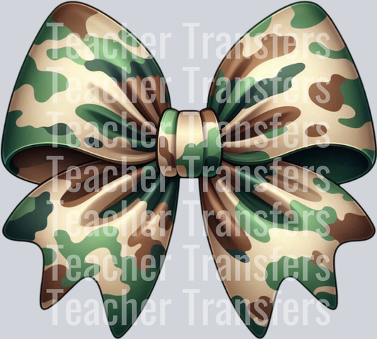 Camo Camouflage Coquette Bow Hunting PNG (6)