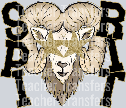 Starry Eyed RAM Black Gold
