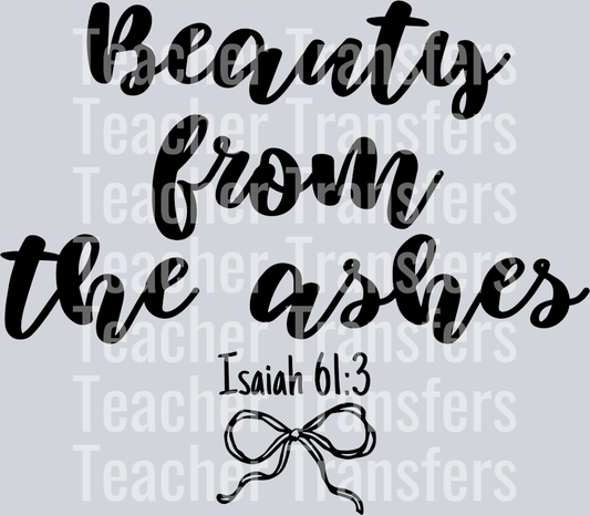 Beauty from the ashes hwds