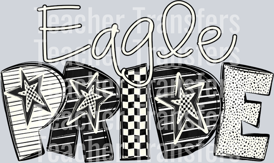 PRIDE WORD ART EAGLE