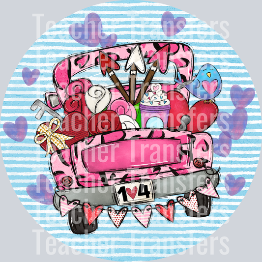 Valentine Truck Door Hanger