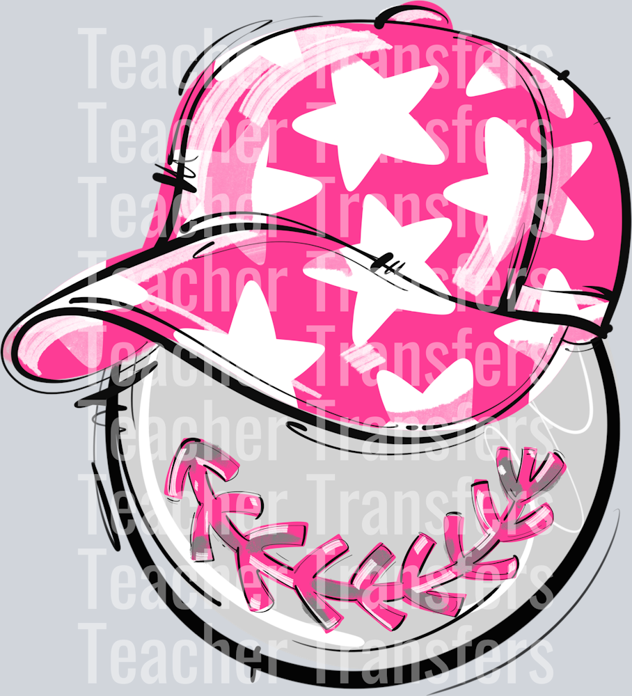 PINK PLAY BALL HAPPY FACE