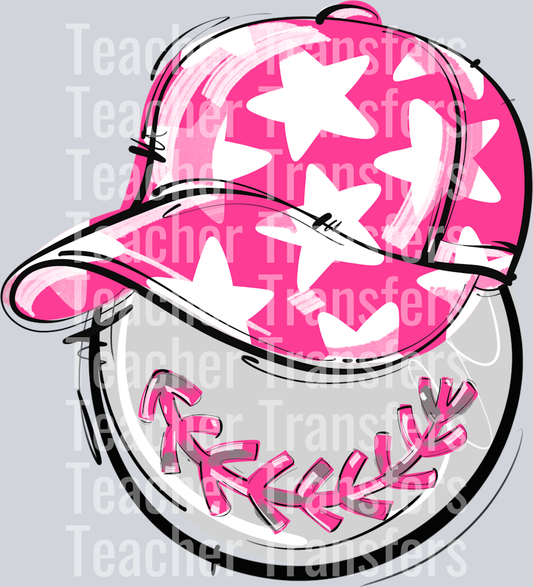 PINK PLAY BALL HAPPY FACE