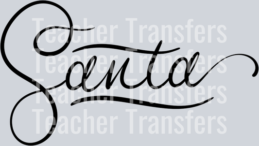 Santa Lettering Only