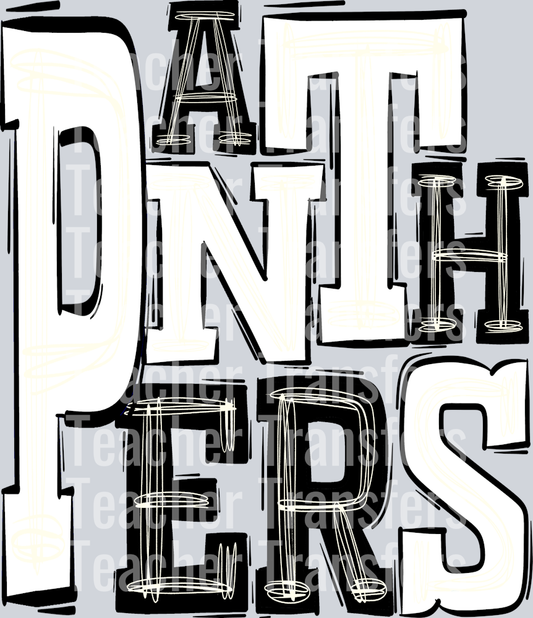 Panthers Black White