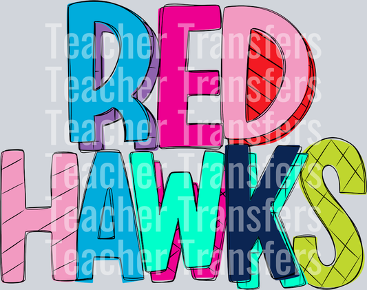 Stripey Red Hawks