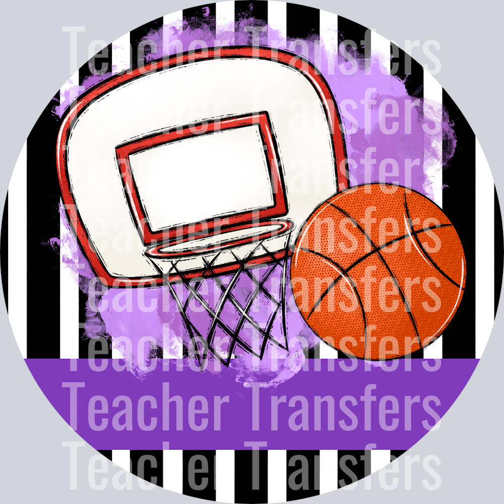 Basketball Ornaments PURPLE