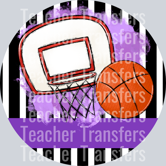 Basketball Ornaments PURPLE