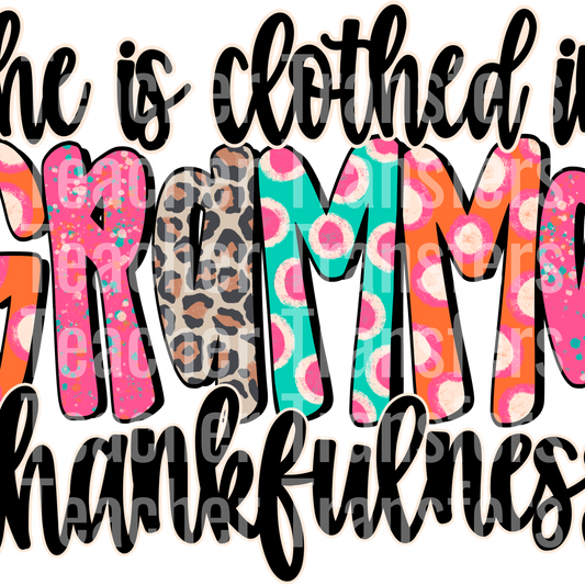 SheisClothedinThankfulnessGramma