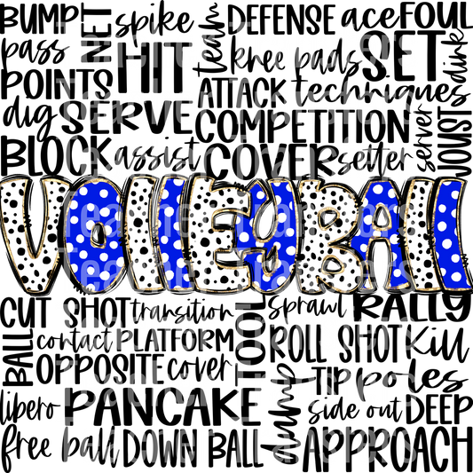VolleyballDoodleWordArtRB
