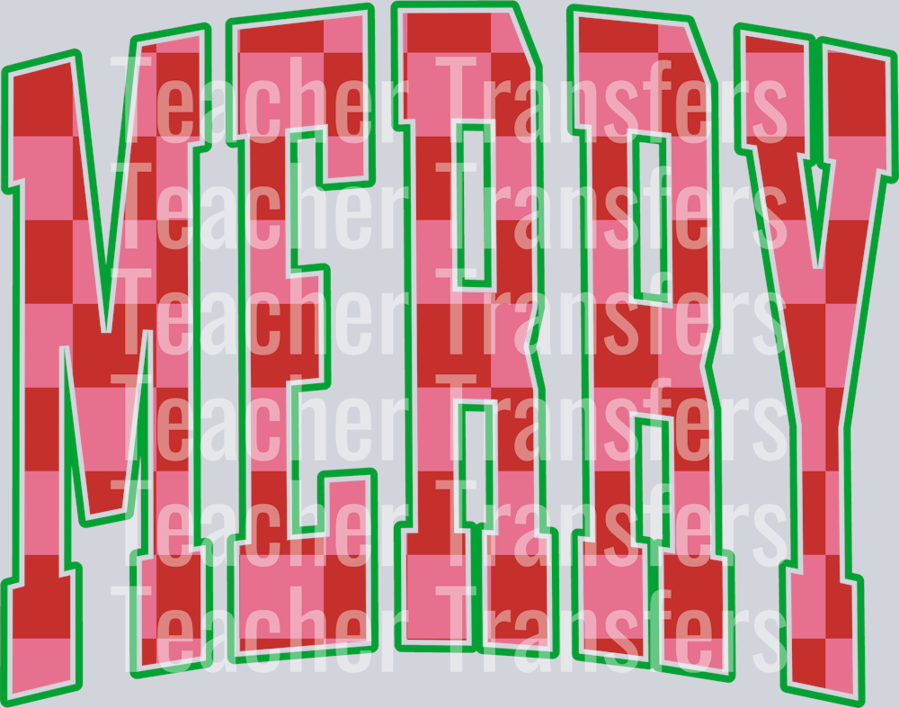 MERRY CHECKERED