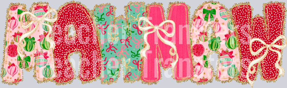 ChristmasBowLace Mawmaw