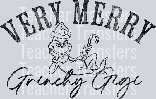 Very merry Grinchy Gigi black