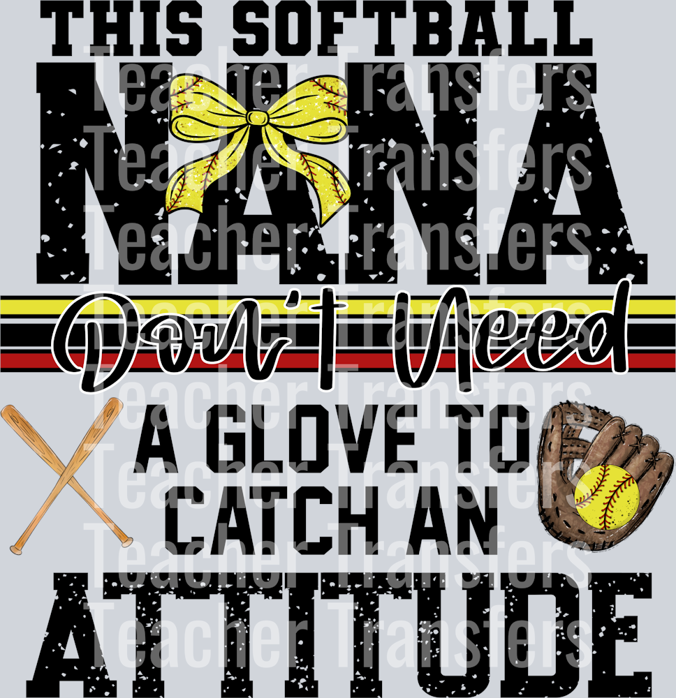 This softball nana don’t need a glove 2
