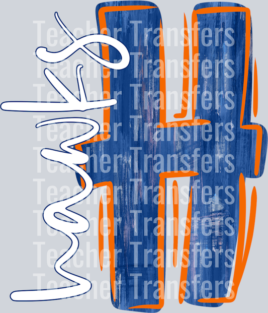 HAWKS NAVY ORANGE