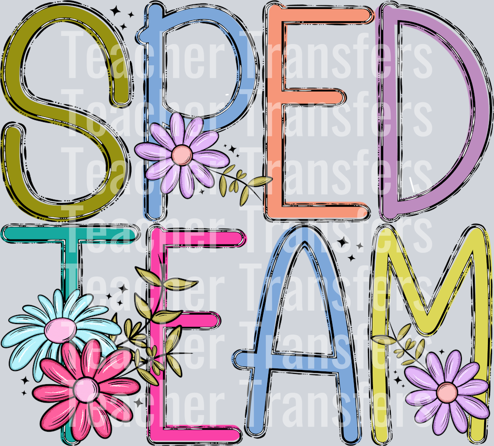 SKINNY DOODLE SPED TEAM