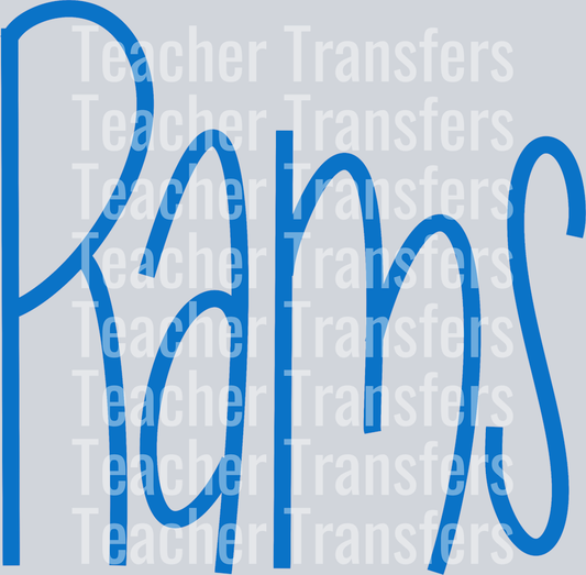 Straight and Narrow Rams Top