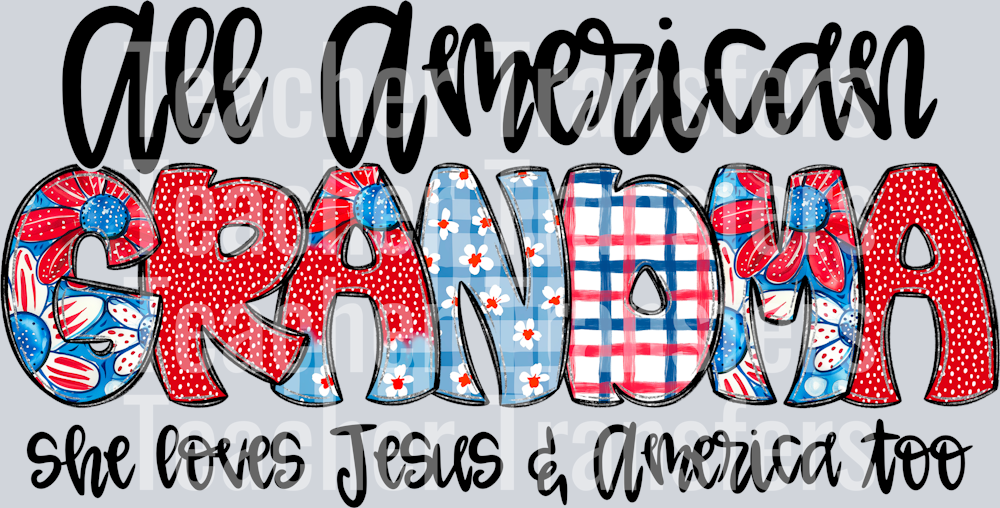 Grandma patriotic