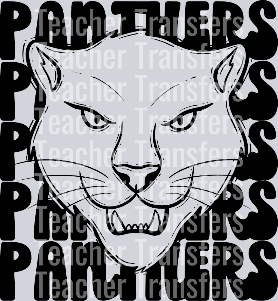 Stacked Mascots Panthers