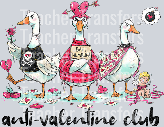 anti valentine club geese hwds