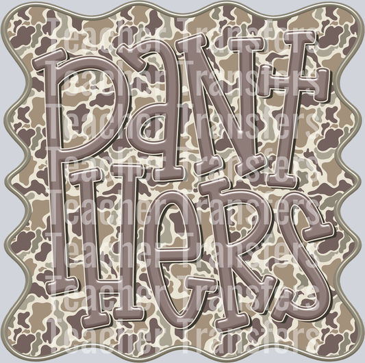 CAMO MASCOTS-PANTHERS