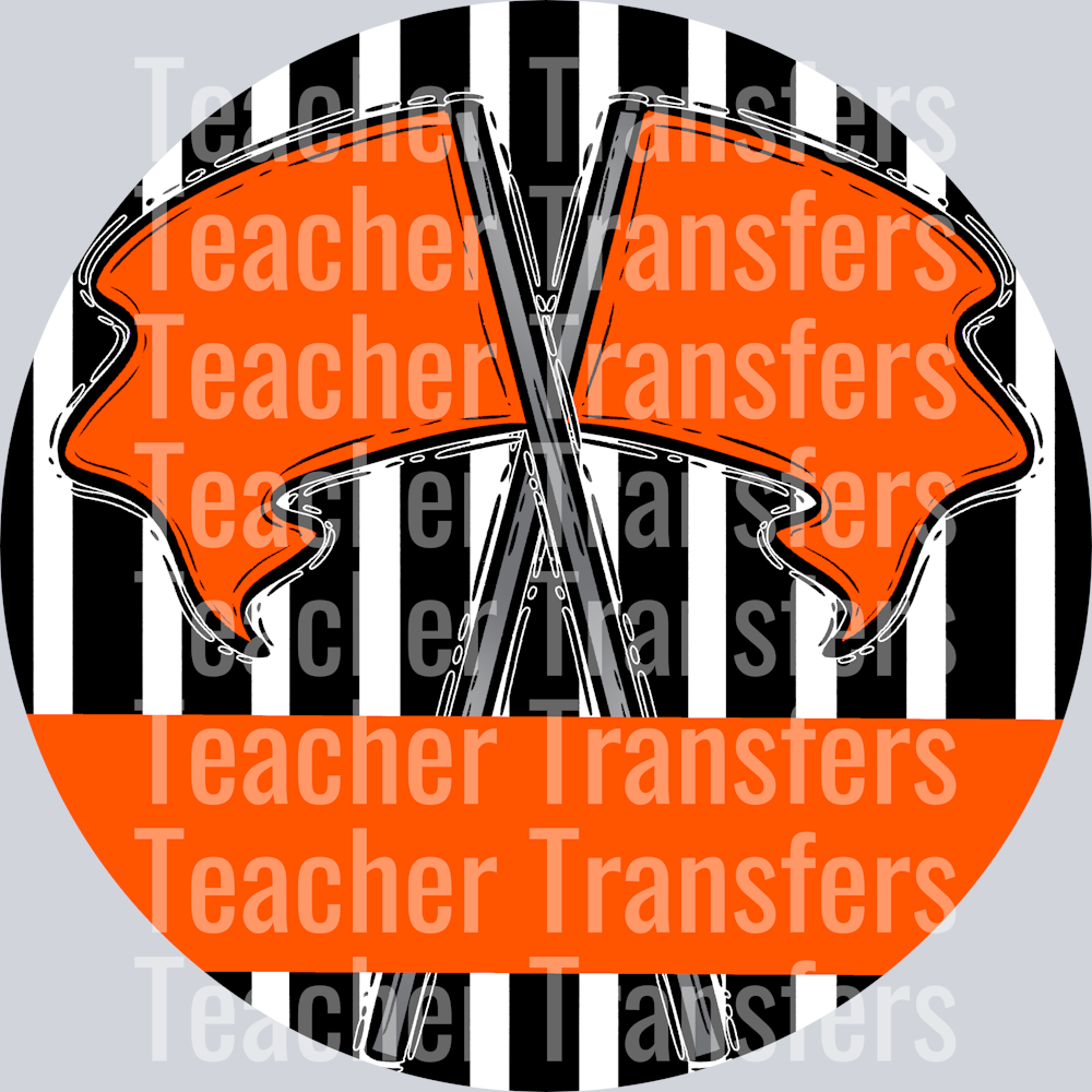 Colorguard ornaments ORANGE