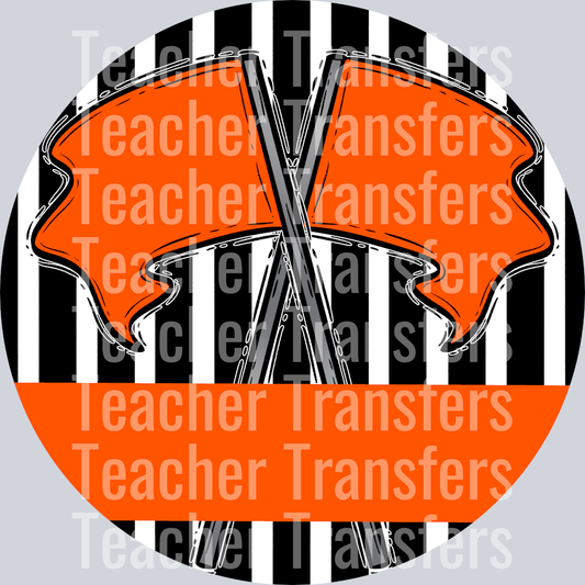 Colorguard ornaments ORANGE