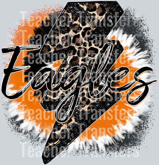 Eagles Orange Black