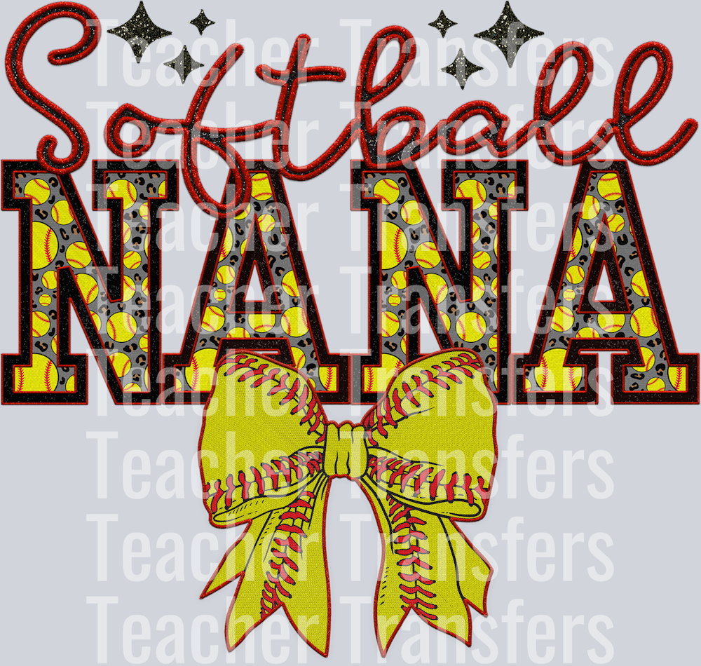 SOFTBALL BOW SOFTBALL NANA HWDS