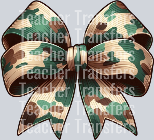 Camo Camouflage Coquette Bow Hunting PNG (9)
