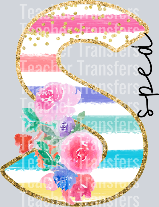 Floral and Striped SPED