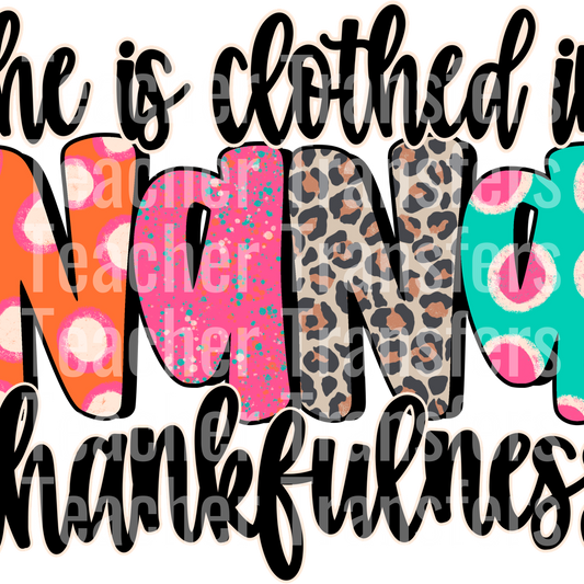 SheisClothedinThankfulnessNana