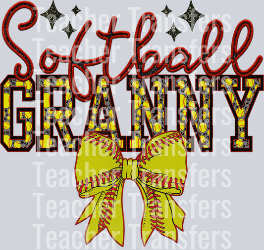 SOFTBALL BOW SOFTBALL GRANNY HWDS