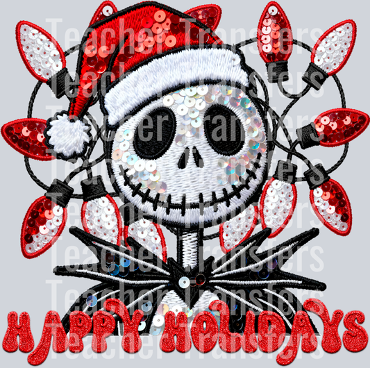 happy holidays sequin jack hwds